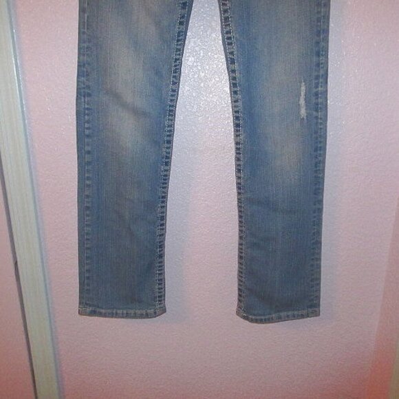Vtg True Religion Julie Low Rise Jeans Size 27 Flap Pockets Stretch Y2K 90s - Picture 10 of 12
